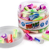 Moldex 6684 SparkPlugs Uncorded Foam Earplug Jar — NRR 33, 50 Pairs