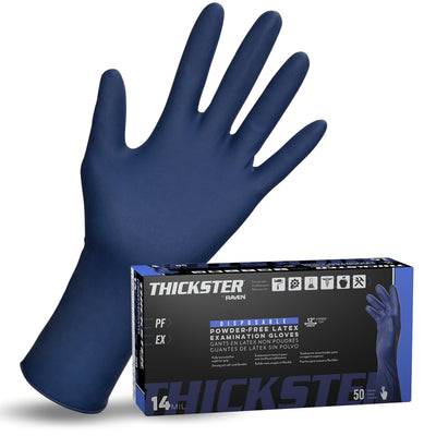SAS Safety 6605 Thickster Latex Gloves — 2X-Large Powder-Free