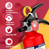 Ougist B0CWY4Q63T ABC Fire Extinguisher — 2.5 Lb