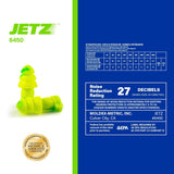 Moldex 6450 Jetz Uncorded Reusable Earplugs — NRR 27dB, Extra-Soft, 50 Pairs