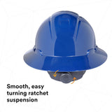 3M H-810V Navy Full Brim Vented Hard Hat ANSI Z89.1