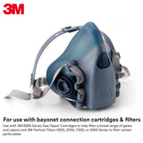 3M 7501 Half Mask Respirator Small — image 4