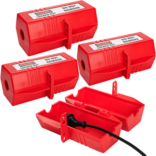 WUWEOT WUWEOT 3 Pack Plug Lock for Lockout Tago