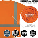 Ergodyne GloWear 8274 Women's Hi-Vis Type R Class 2 Shirt — Orange