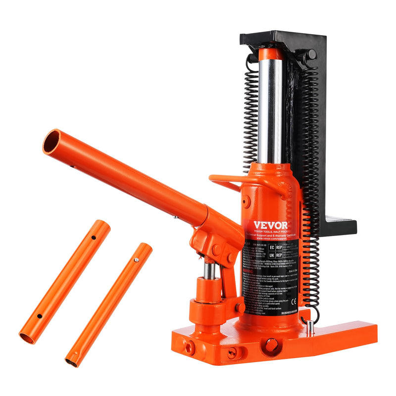 VEVOR Hydraulic Jack, 2.5 Ton Toe Lift, 5 Ton Top Lift, 0.8-5.3 in Toe Height Machine Jack