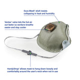Moldex 2700N95 HandyStrap N95 Disposable Particulate Respirator — Valve