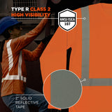 Ergodyne GloWear 8284O Hi-Vis Type R Class 2 Long Sleeve Shirt — Orange