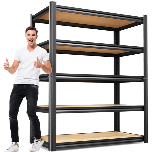 Generic 71in H x 35in W Heavy Duty Garage Shelvi
