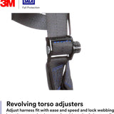 3M 1113001 DBI-SALA ExoFit X300 Comfort Vest Full Body Harness