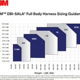 3M 1402022 DBI-SALA ExoFit X200 Comfort Vest Full Body Harness