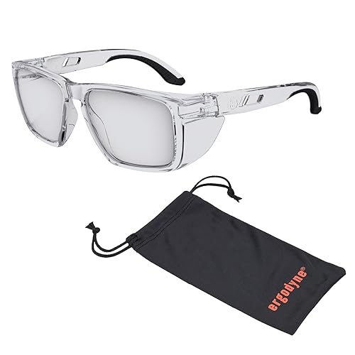 Ergodyne Skullerz SIXTEN-AFAS Safety Glasses with Integrated Side Shields — ANSI Z87.1+