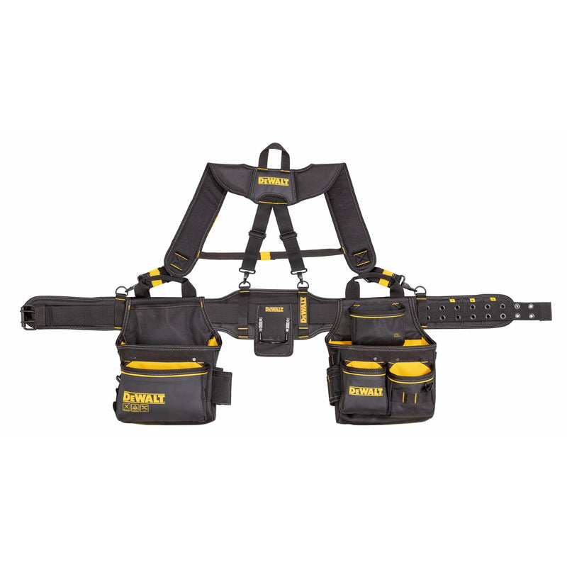 DEWALT Professional Tool Belt Organizer with Suspenders and 25 Pockets, Heavy Duty