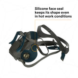 3M 6501 QL Rugged Comfort Half Mask Respirator Small — image 5