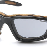 Carhartt Carthage Safety Glasses with Vented Foam Carriage, Anti-Fog Lens