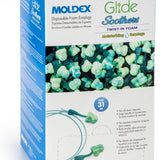 Moldex 6980 Glide Soothers Uncorded Moisturizing Foam Earplugs — NRR 31, 100 Pairs