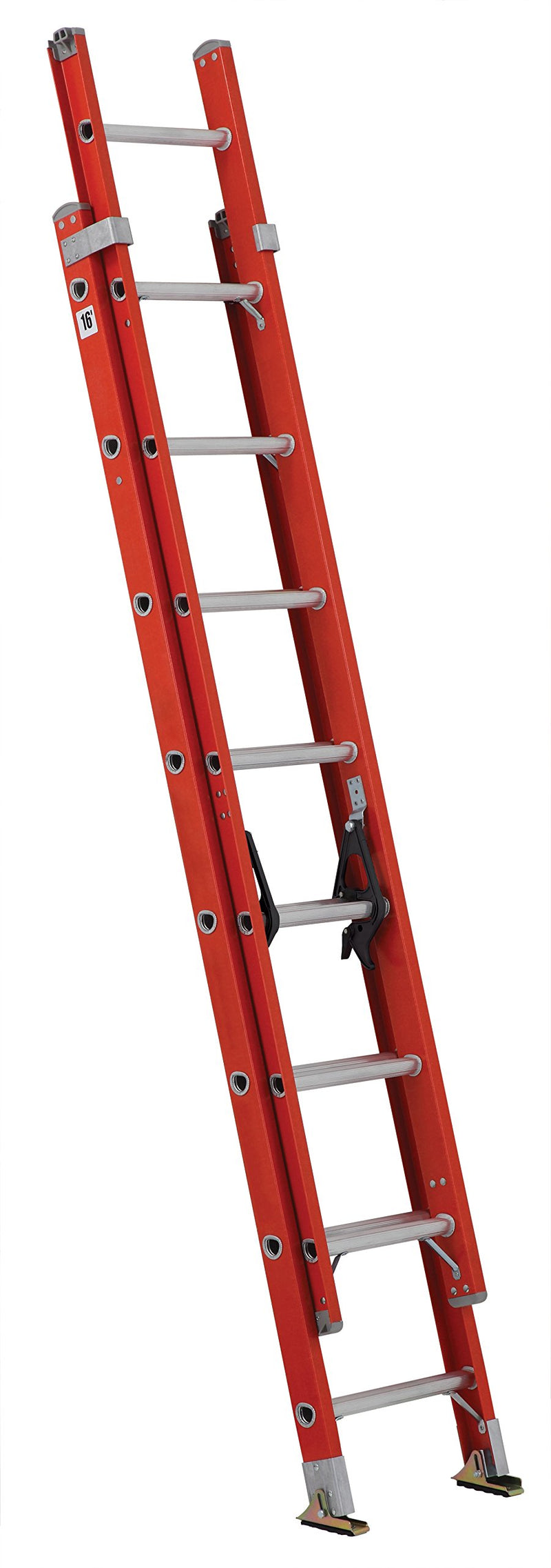 Louisville Ladder 16-foot Fiberglass Extension Ladder, 300-Pound Load Capacity, Type IA