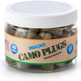 Moldex 6685 Camo Plugs Disposable Foam Earplug Jar — NRR 33dB, 40 Pairs