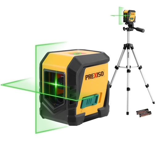PREXISO PREXISO Laser Level with Tripod, 65Ft Se