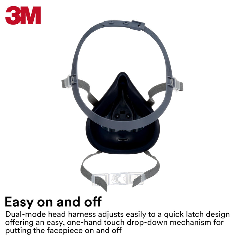 3M 7502 Half Mask Respirator Medium