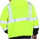 Sesafety B0B24WMRQG Class 3 Hi-Vis Full-Zip Hoodie — Yellow