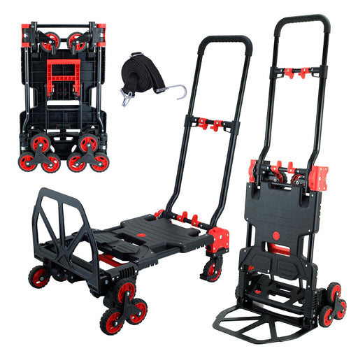 Generic 2 in 1 Folding Hand Truck, 330 LBS Stair