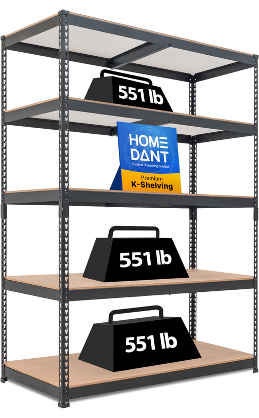 Generic 47.7in W Deep 5 Tier Heavy Duty Garage S