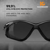 KleenGuard 65336 V30 Nemesis Safety Glasses — Smoke Anti-Fog Foam Gasket