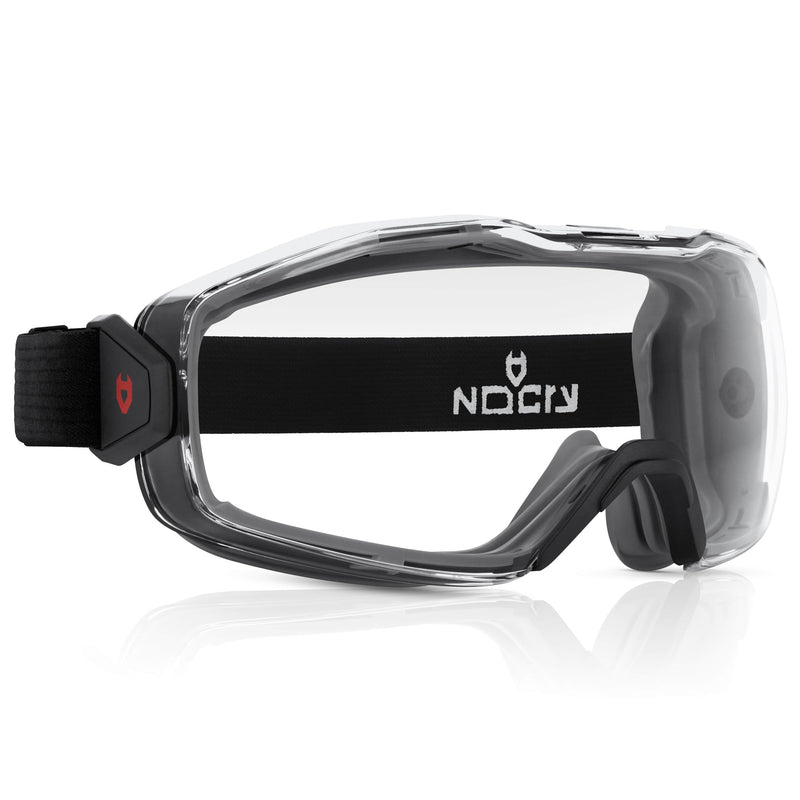 NoCry Anti-Fog Safety Goggles Over Glasses, ANSI Z87.1