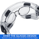 OXG B0BGRPV7DJ Safety Goggles — Clear Anti-Fog 6-Pack