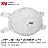3M 8212 N95 Disposable Welding Respirator with Cool Flow Valve