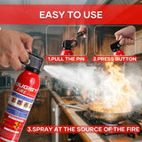 Ougist B0B58LXZGK Fire Extinguisher 4-Pack — 21 Oz Water-Based Home