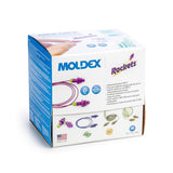 Moldex 6420 Rockets Reusable Earplugs with Cloth Cord — NRR 27dB, Pocket-Pak, 50 Pairs