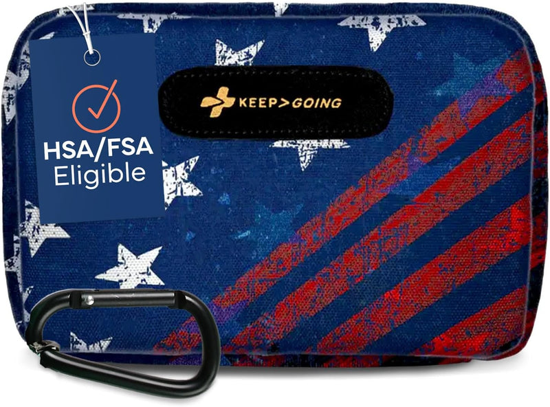 KeepGoing Travel First Aid Kit for Car and Outdoors