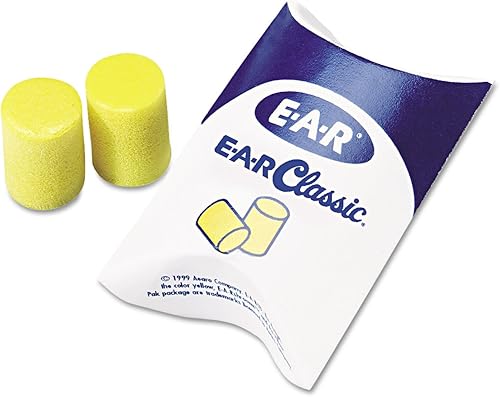 3M E-A-R Classic 310-1001 NRR 29 Yellow Foam Earplugs 200-Pair