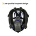 Full-face respirator 3M FF-402 mask with low-profile bayonet design on a white background