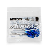 Moldex 6436 Alphas Metal Detectable Corded Reusable Earplugs — NRR 27dB, 50 Pairs