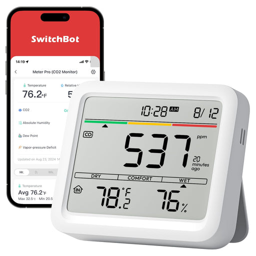 SwitchBot SwitchBot CO2 Detector, Indoor Air Quali