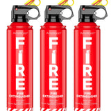 AmzBoom B0DH5X7962 Fire Extinguisher 3-Pack — With Mounting Brackets