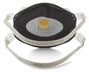 3M 8233 Black dust mask with white straps on a white background