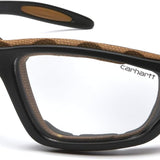 Carhartt Carthage Safety Glasses with Vented Foam Carriage, Anti-Fog Lens