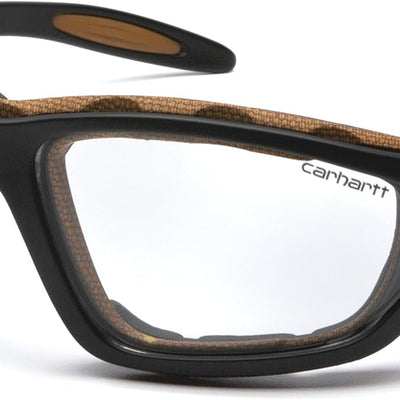 Carhartt Carthage Safety Glasses with Vented Foam Carriage, Anti-Fog Lens