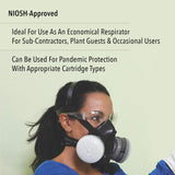 Honeywell North 550030 Series Half Mask Respirator 550030S 550030M 550030L