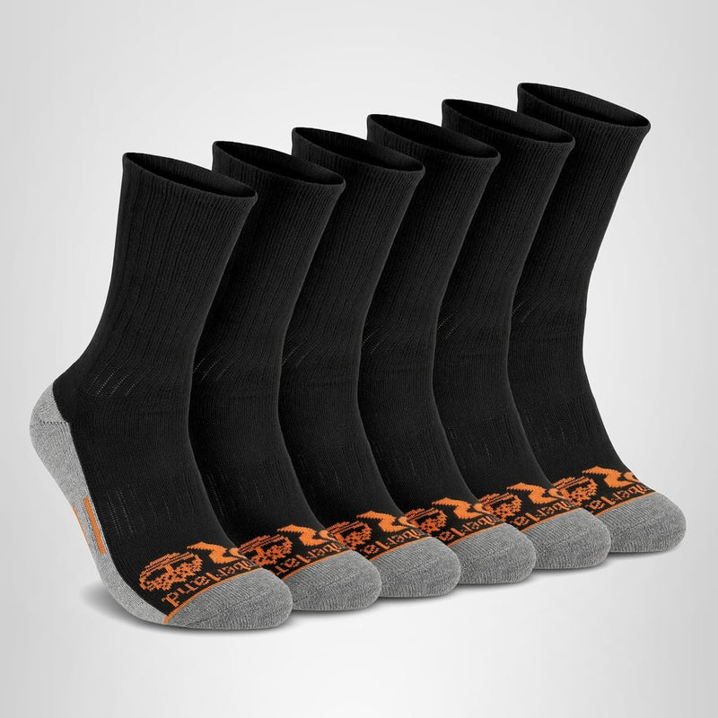 Timberland PRO Sorbtek Moisture Control Crew Work Socks (6-Pack)