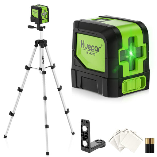 Huepar Huepar Laser Level with Tripod, 100Ft Se