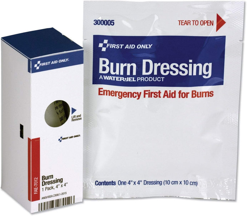 First Aid Only FAE-7012 Burn Dressing Bandage Refill, 4 x 4 Inch
