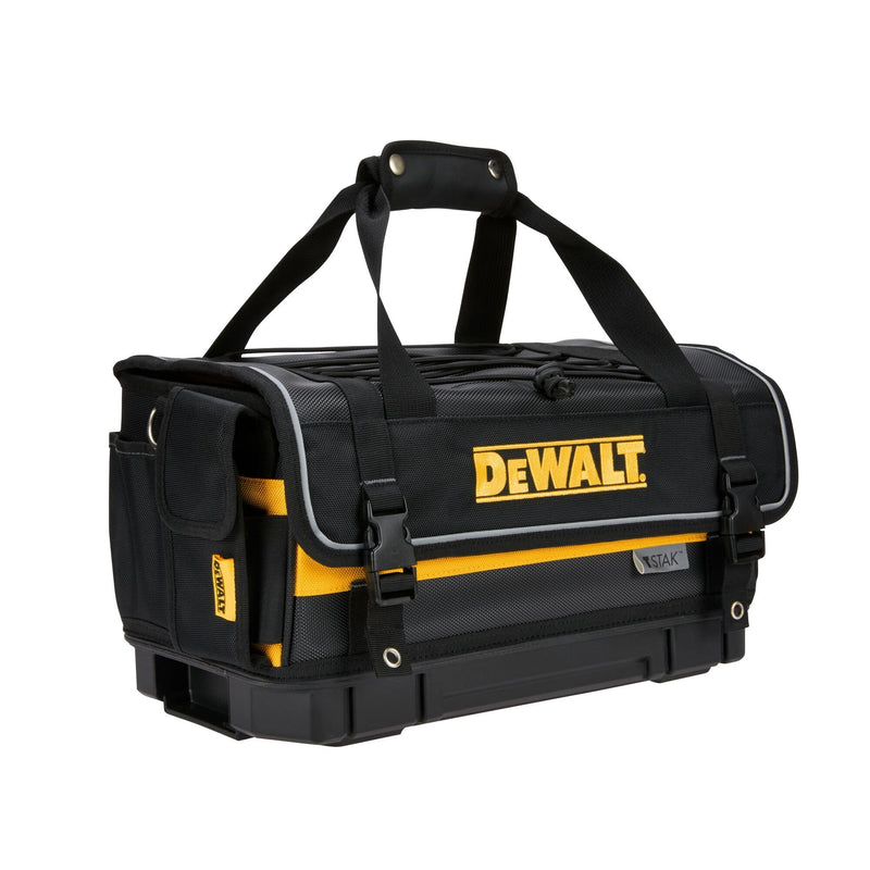 DEWALT TSTAK Tool Bag, 16-inch Durable Tote with Tool Organizer and Hard Bottom, DWST17623