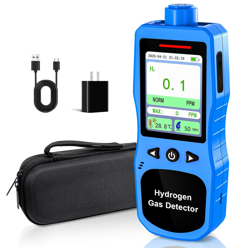 ZYKYCX Hydrogen Gas Detector, 0-1000 PPM, 0.1 PPM High Accuracy H2 Monitor