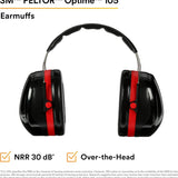 3M H10A Peltor Optime 105 Ear Muffs