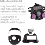 Honeywell North 760008ASW Small Full Face Welding Respirator Mask