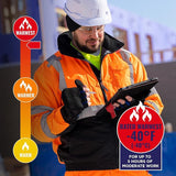 Ergodyne GloWear 8377 Hi-Vis Type R Class 3 Bomber Jacket — Orange